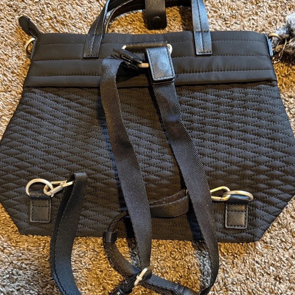 Radley London black purse to backpack - Picture 5 of 5